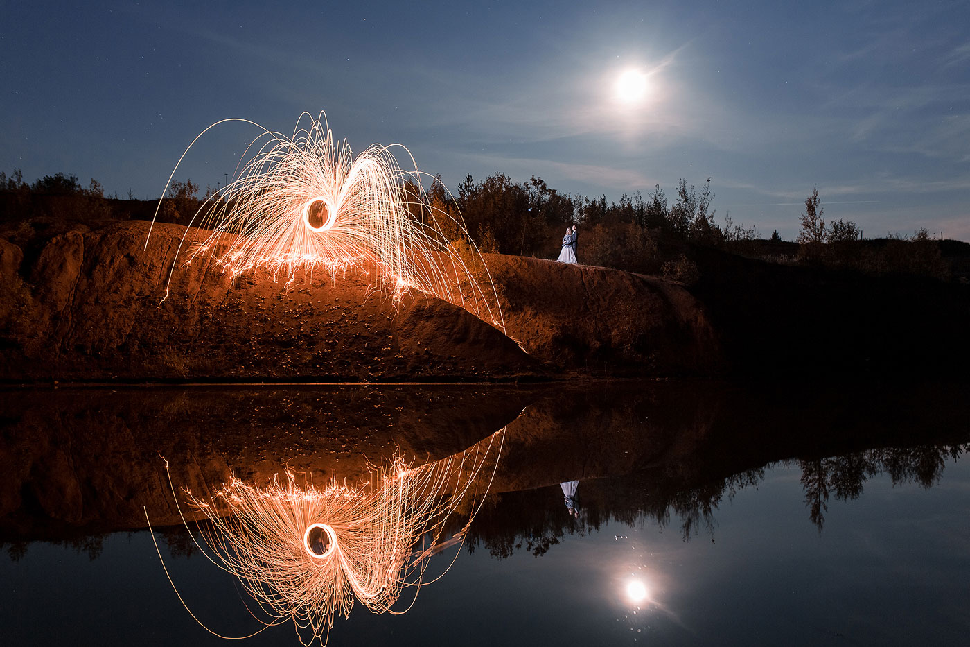 Стальная вата свадебная фотосессия Чекерил LightPainting Фризлайт Юрий Князев