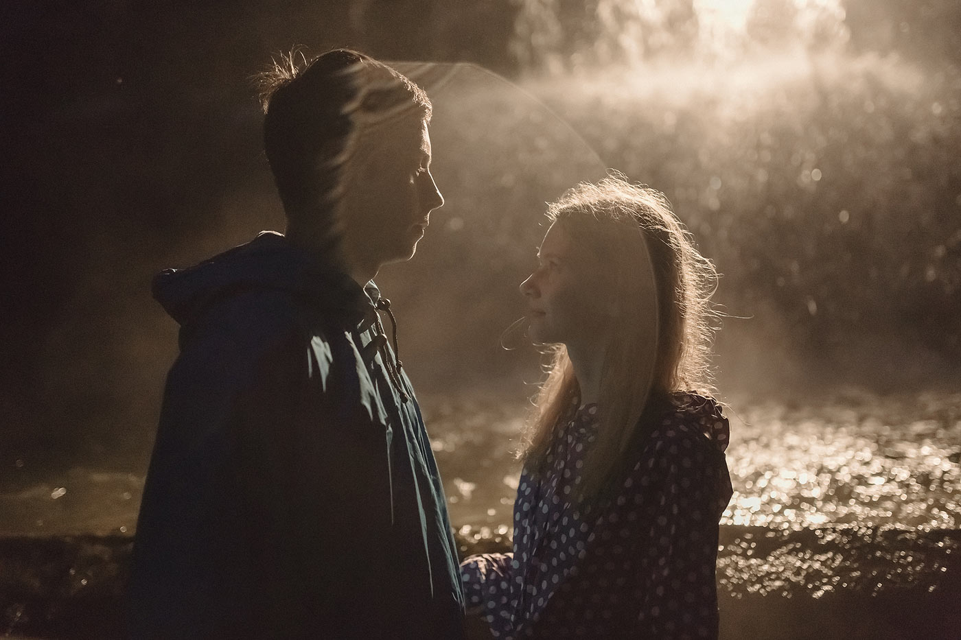 LoveStory Данил и Настя Водопад Ижевск ночью фотограф Юрий Князев