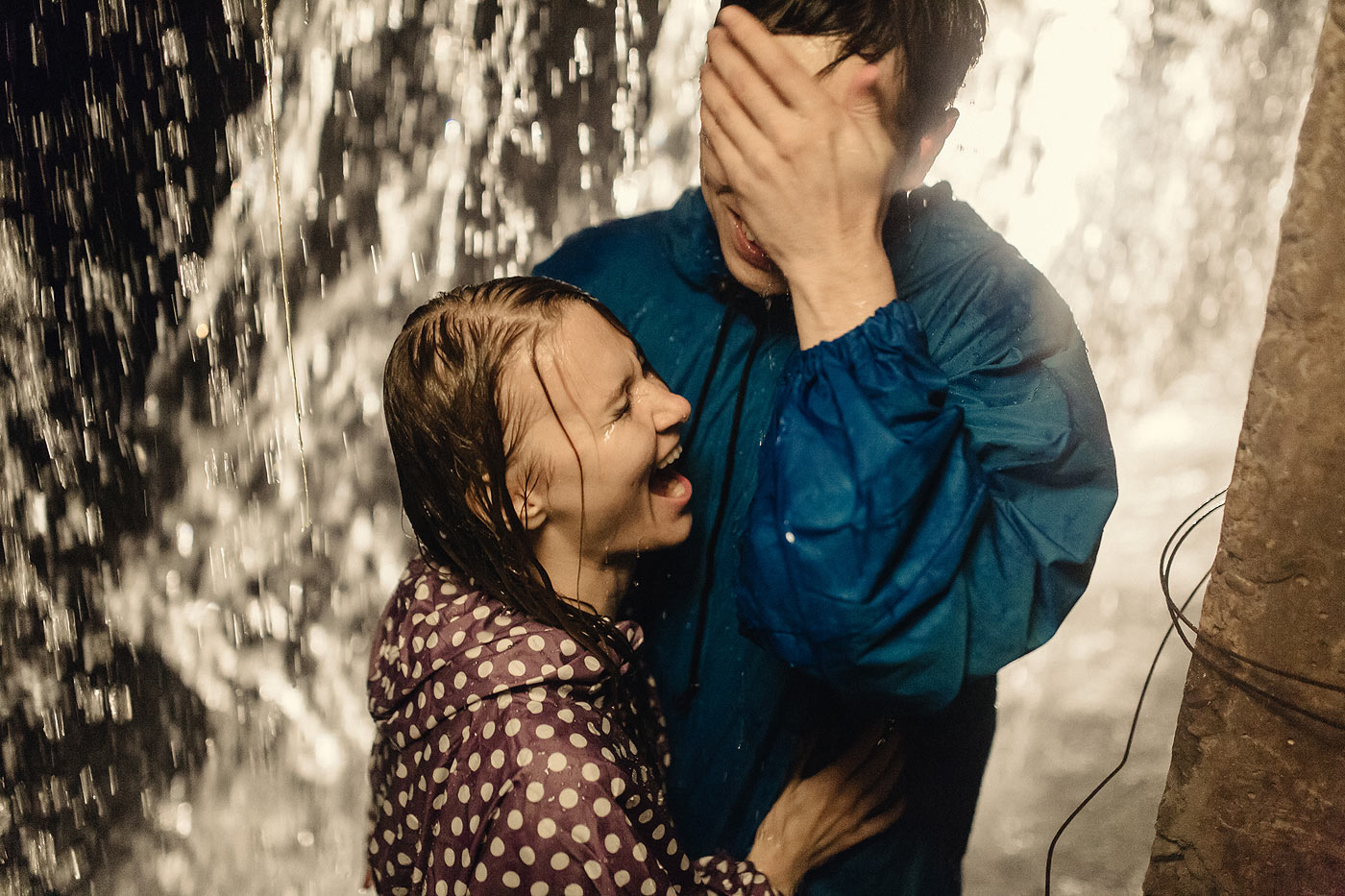 LoveStory Данил и Настя Водопад Ижевск ночью фотограф Юрий Князев