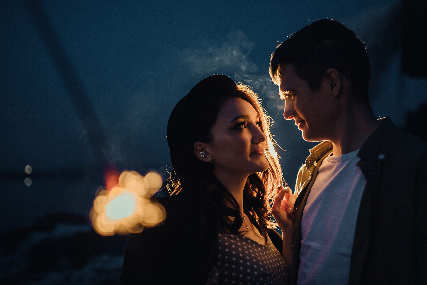 Рома и Настя LoveStory вечером на Каме