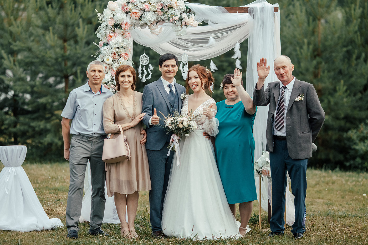 Егор и Аня. гд Завьяловский Гости на выездной регистрации гостевой дом Завьяловский